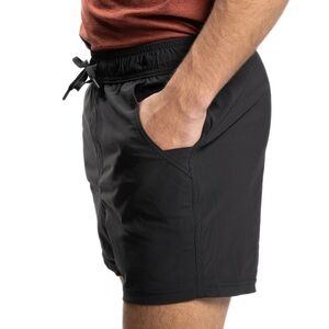Peter Manning Men’s Size 32/34 Black Lined Workout Shorts NEW